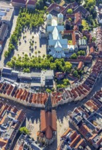 Aerial view, Old Town, St Paul's CathedralSt Paul's Cathedral, Cathedral Square, Catholic St.