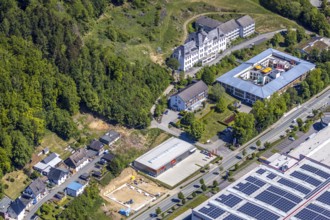 Aerial view, Caritas retirement home and nursing home St. Franziskus-Haus, ABEX SCHEDLER