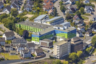 Aerial view, St. Josefs-Hospital Lennestadt, Altenhundem, Lennestadt, Sauerland, North