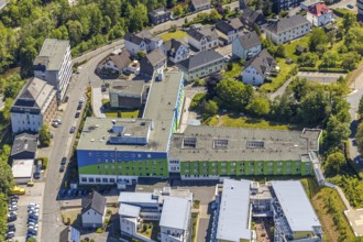 Aerial view, St. Josefs-Hospital Lennestadt, Altenhundem, Lennestadt, Sauerland, North