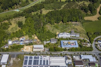 Aerial view, Caritas retirement home and nursing home St. Franziskus-Haus, ABEX SCHEDLER