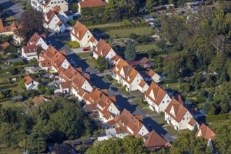 Aerial view, Ebertstraße housing estate, Lippstadt, Soest district, North Rhine-Westphalia,