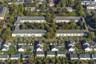 Aerial view, Südpark Wohnpark, Alte Kaserne Barthstraße, Lippstadt, Kreis Soest, North