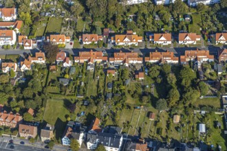 Aerial view, Ebertstraße housing estate, Lippstadt, Soest district, North Rhine-Westphalia,
