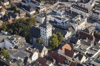 Aerial view, Jakobikirche, Lippstadt, Soest district, North Rhine-Westphalia, Germany, place of