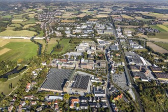 Aerial view, Campus Lippstadt, Hamm-Lippstadt University of Applied Sciences, Rixbecker Straße