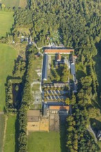 Aerial view, Mentzelsfelde Estate, Actionpark-North Rhine-Westphalia - Paintball Games and Outdoor,