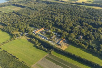 Aerial view, Mentzelsfelde Estate, Actionpark-North Rhine-Westphalia - Paintball Games and Outdoor,