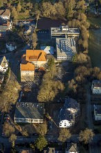 Aerial photo, Märkisches Gymnasium Schwelm, Präsidentenstraße, Schwelm, Ruhr area, North