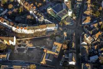 Aerial view, brownfield site Neumarkt Schulstraße, Schwelm, Ruhr area, North Rhine-Westphalia,