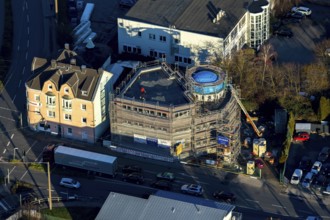Aerial view, Mosque Deutsch-Türkischer-Verein, Hattinger Straße, Eisenwerkstraße, Schwelm, Ruhr