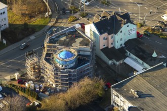Aerial view, Mosque Deutsch-Türkischer-Verein, Hattinger Straße, Eisenwerkstraße, Schwelm, Ruhr