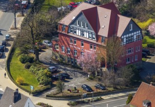 Aerial view, Evang. Frauenhilfe in Westfalen, Soest, Soester Börde, North Rhine-Westphalia,