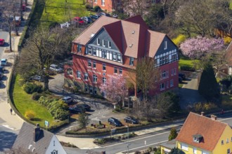 Aerial view, Evang. Frauenhilfe in Westfalen, Soest, Soester Börde, North Rhine-Westphalia,