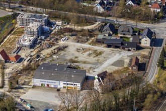 Aerial photo, Uferhaus am Soestbach construction area, Soest, Soester Börde, North