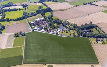 Aerial photo, Kloster Paradiese special clinic for cancer diseases, services for construction and