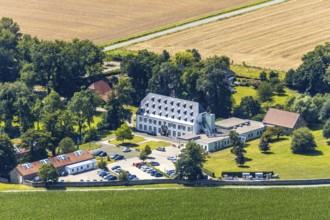 Aerial photo, Kloster Paradiese special clinic for cancer diseases, services for construction and