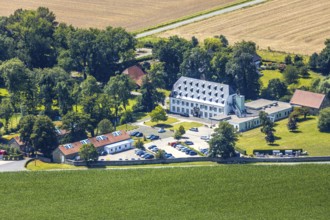 Aerial photo, Kloster Paradiese special clinic for cancer diseases, services for construction and