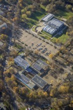 Aerial view, ENNI Sportpark Rheinkamp, multifunctional arena, Gymnasium Rheinkamp, Rheinkamp-Mitte,