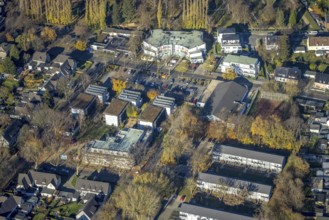 Aerial view, Grafschafter Diakonie Haus für Jung und Alt, Johannes Kindergarten Meerbeck, Blücher
