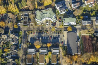 Aerial view, Grafschafter Diakonie Haus für Jung und Alt, Johannes Kindergarten Meerbeck, Blücher
