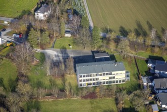 Aerial photo, Don-Bosco-Schule, catholic primary school, Wennemen, Meschede, Sauerland, North