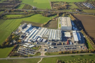 Aerial view, commercial area Am Holtmannshof, Niederrhein-GOLD Tersteegen GmbH, Vineris GmbH,