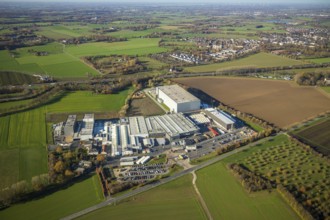 Aerial view, commercial area Am Holtmannshof, Niederrhein-GOLD Tersteegen GmbH, Vineris GmbH,