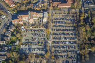 Aerial view, Mörs registration and driving licence office, Stadt-Panorama - Niederrhein Verlag und