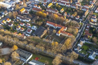 Aerial photo, Pauli Hauptschule Soest, Soest, Soester Börde, North Rhine-Westphalia, Germany,