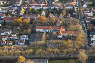 Aerial photo, Pauli Hauptschule Soest, Soest, Soester Börde, North Rhine-Westphalia, Germany,