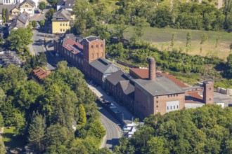 Aerial view, former Alte Haase colliery, Malakowturm, Hattinger Straße, Hattingen, Ruhr area, North