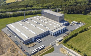 Aerial view, Grünewald industrial estate, OTTO FUCHS Surface Technology GmbH & Co. KG,