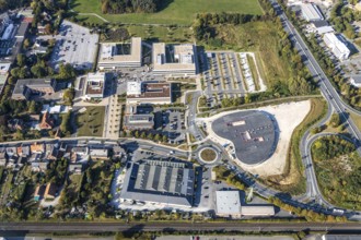 Aerial photograph, Campus Lippstadt, Hamm-Lippstadt University of Applied Sciences, Lippstadt,