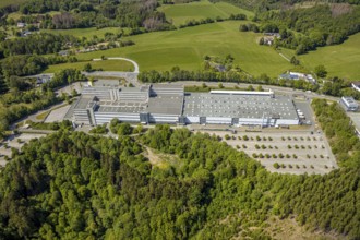 Aerial photograph, Leopold Kostal GmbH & Co. KG, An der Bellmerei, Lüdenscheid, Märkischer Kreis,