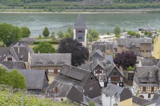 Bacharach at the Middle Rhine area in Germany