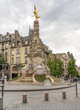 Impression around Place Drouet d'Erlon in Reims, the most populous city in the French department of