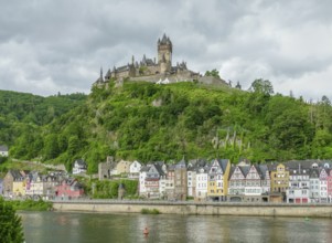 Scenery around Cochem, a town at Moselle river in Rhineland-Palatinate, Germany, at summer time