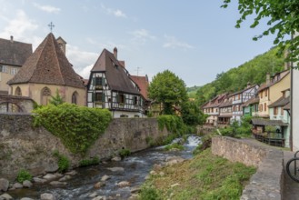 Impression of Kaysersberg, a historical town and former commune in Alsace in northeastern France