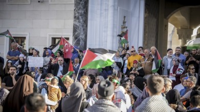 Gaziantep, Türkiye – October 11, 2025: Thousands of Turkish citizens take part in a large