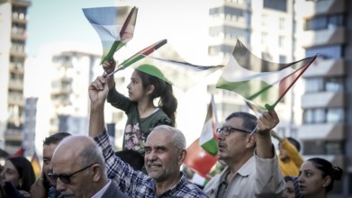 Gaziantep, Türkiye – October 11, 2025: Thousands of Turkish citizens take part in a large
