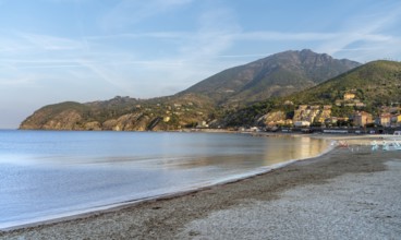 Scenery around Levanto, a small town at a coastal area in the province of La Spezia in Liguria,