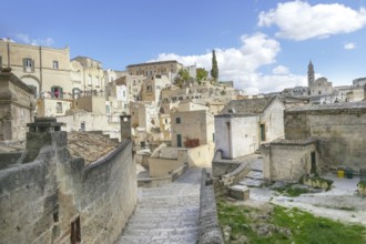 Impression of Matera in the region of Basilicata in Southern Italy