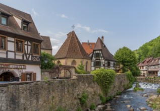 Impression of Kaysersberg, a historical town and former commune in Alsace in northeastern France