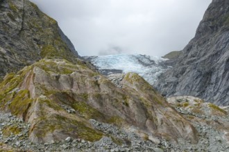 Scenery around the Franz Josef Glacier on the West Coast at the South Island of New Zealand
