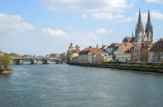 Historic city in Bavaria Germany named Regensburg