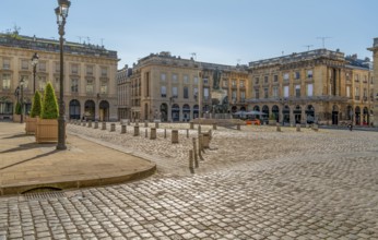 Impression around Place Royale in Reims, the most populous city in the French department of Marne