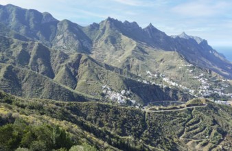 Scenery around Taganana, a town in the north of Tenerife, the largest of the Canary Islands, Spain