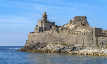 San Pietro in Porto Venere, a town at a coastal area in the province of La Spezia in Liguria,