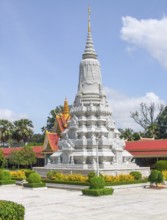 Scenery around the Royal Palace in Phnom Penh located in Cambodia